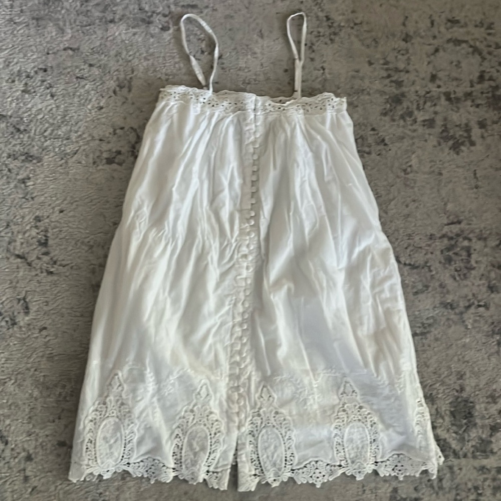 Knot Sisters Embroidered 100% cotton dress, small